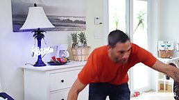 Sweet blonde cock teaser, Kali Roses is getting fucked in front of the camera to earn money