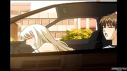 Hot Hentai babe is moaning while getting banged, especially while experiencing a very intense orgasm