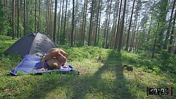 Sex in the nature feels better than a sweet, teen with small tits could have imagined