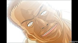 Hentai babe is moaning while getting fucked from the back, because she is about to cum