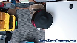 Dirty minded teen is amused only in two situations- while shoplifting and while getting fucked