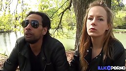 Swanie is a slutty, blonde fuck doll who has a special kink on black guys