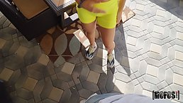 Abella Danger is about to have interracial sex with her new neighbor, just for fun