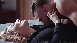 Stunning blonde woman, Mona Wales cheated on her husband with one of her son's friends