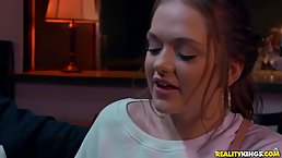 Big ass babe and her step- sister look like twins and like to fuck similar guys