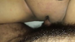 Slutty woman with a nicely shaved pussy is getting fucked while drunk, during the night