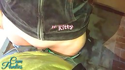 Sweet girls in lacy panties are playing with rock hard dicks and getting cum all over them