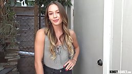 Small titted, amateur babe needed a good fuck so she did it with a friend