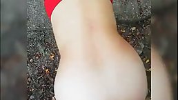 Delicious chick is getting hammered in a doggy- style position, after sucking a stranger's dick