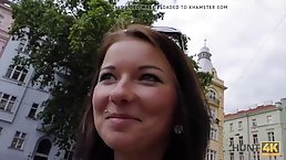 Amateur brunette likes to travel the world and fuck various guys just for the fun of it