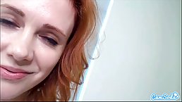 Maitland Ward is a smashing, red haired milf who likes to masturbate in front of the camera