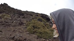 Frisky, blonde lady is often in the mood to suck dick and rub pussy, in various places