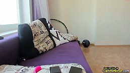 Pregnant babe is often masturbating on live cam and enjoying every single second of it