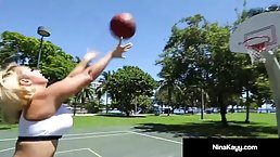 Nina Kayy is a big titted, blonde woman who never says no to a big, black dick