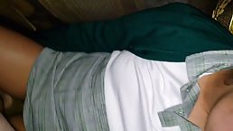 Slutty college girl is a bit drunk and available for any guy to fuck her