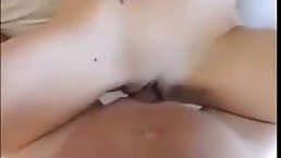 Ravishing blonde babe is getting a fat dick inside her nicely shaved pussy and enjoying the feeling