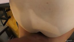 Ginger cock sucker is doing her best to make Matt Bird cum lke never before