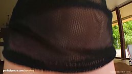 Masked brunette who likes to feel a rock hard dick in her mouth, Rachel is orgying