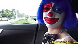 Mikayla Mico is sucking a fat dick and getting her trimmed pussy stuffed with it
