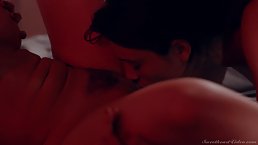 Sarah Vandella and Liv Wild couldn't wait to be alone at home, so they could make love