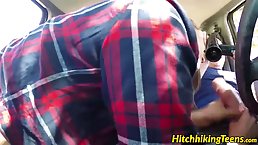 Spoiled, blonde teen is always in the mood for a quick fuck and an intense orgasm