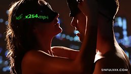 Tina Kay is gently sucking and rubbing a rock hard dick before spreading up to get fucked