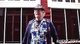 Amsterdam prostitute can't wait to meet up with another guy and give him a deep blowjob