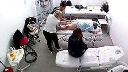 A hidden camera in a massage center can often provide a lot of jerk- off material
