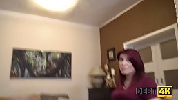 Dirty minded housewife with big, natural boobs, Jessica Red fucked a random guy for cash