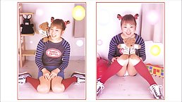 Asian chick is playing all kinds of sex games and keeping her guys completely satisfied