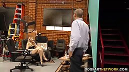 Great looking blonde made her partner watch her while getting fucked by a black guy