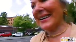 Slutty granny is in the mood for sex all the time and enjoys sucking various cocks
