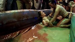 Excited girls are partying all night long and many of them are even getting fucked hard