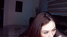 Bearded guy was watching a hot chick, Dali Trujillo while she was dancing, before riding his dick