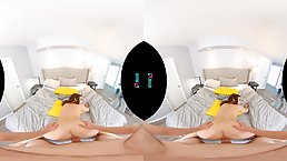 Sometimes, the best amusement for a horny man is a steamy VR session with a hot chick