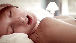 Linda Sweet is a horny redhead who likes to get her tight ass fingered, until she cums