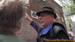 Sweet, Dutch prostitute is often having sex with elderly men and enjoying every single second of it