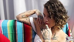 Tattooed babe, Nina is fucking a married man every time his wife goes out of town