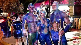 Freak Fest is a great opportunity for many women to display their massive tits in public places