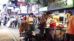 Hot chicks of Pattaya streets are eager to hook up with someone and have fun all night