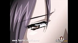 Cartoon brunette is screaming from pleasure while getting fucked, because she is about to cum