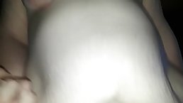 Fat slut is moaning while riding a rock hard dick, because it feels so fucking good