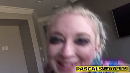 Insatiable blonde babe with braided hair is always in the mood for a hardcore fuck