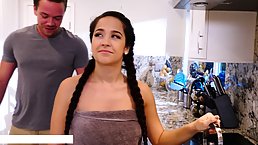 Annika Eve is a sweet, Latin brunette who likes to fuck guys who have girlfriends