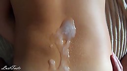 Slutty chick asked her step- brother to fuck her brains out and cum on her back