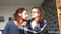 Horny, amateur couple decided to spice up their sex life and fuck on live cam