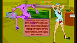 Cartoon bitches are getting restrained and stimulated in many ways, because they moan so good