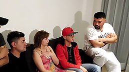 Tattooed woman can't have enough sex no matter how many guys she gets to fuck