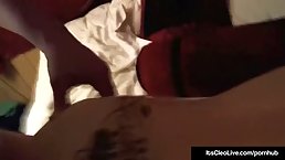 Cleo is deepthroating quite often, lately and expecting to get a good fuck, until she cums
