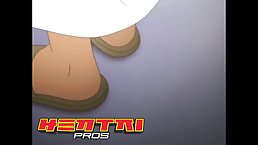 Cartoon babe with big boobs is always in the mood for a good fuck and an orgasm